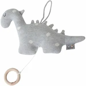 Musik Kuscheltier Dino - 15 x 24 - Grau | by SEVIRA KIDS