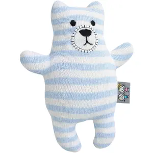 Großer Strick Teddybär - 35 x 18 cm - Blau | by SEVIRA KIDS
