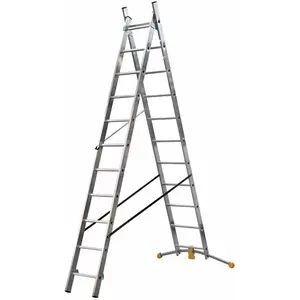 Hailo Hobbylot 1412-801 Trittleiter 2x9 Stufen