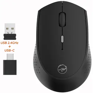 Kabellose USB-C Maus Mobility Lab ML311449 für MAC/PC, optisch, schwar...