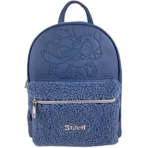 Kinderrucksack Nomadict Fashion Disney Stitch and Angel Hug Teddy Blau...