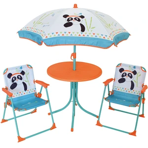 Tisch + 2 Stühle + Kindersonnenschirm Jemini Indian Panda TU günstig