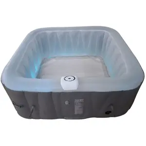 SUNSPA Quadratisches 6-Personen-aufblasbares Spa Sun Spa 185x185 cm günstig