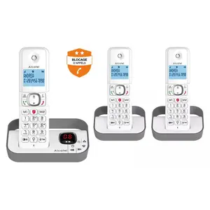 Alcatel F860, DECT-Telefon, Kabelloses Mobilteil, Freisprecheinrichtun...