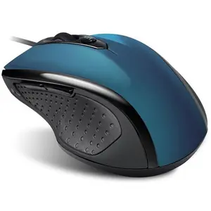 Advance S-6D-BL Maus rechts USB Typ-A Optisch 1000 DPI (Kabelgebunden), Maus, Schwarz, Blau