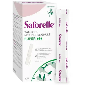Saforelle Cotton Protect 14 Super Tampons mit Applikator 769.6 cm günstig