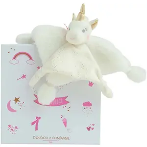 Doudou et Compagnie, Schmusetuch, Schmusetuch Einhorn (7.30 x 21.30 cm)