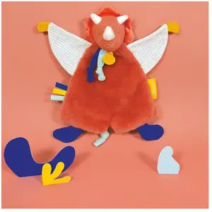 Doudou et Compagnie, Schmusetuch, Dino Lou Schmusetuch 25cm (25 x 20 cm)