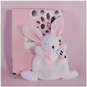 Doudou et Compagnie, Schmusetuch, Happy Blush, Hase Schmusetuch 17cm (17 x 15.50 cm)