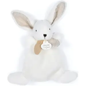 Doudou et Compagnie, Schmusetuch, Happy Wild, Hase Schmusetuch 17cm (17 x 15.50 cm)