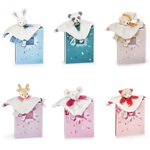 Baby-Schmusetuch Doudou & compagnie Méli-Mélo (x6) 17 cm