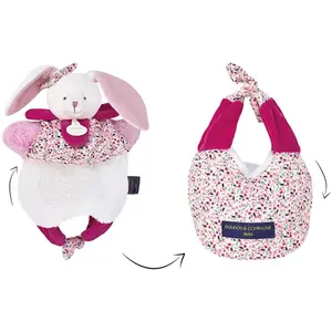 Doudou et Compagnie, Schmusetuch, Amusette Hase Schmusetuch 30cm (30 x 12 cm)