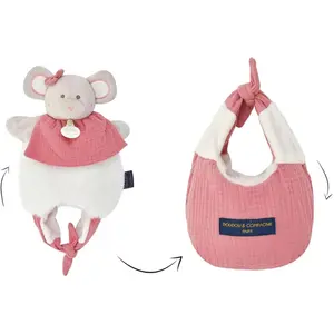 Doudou et Compagnie, Schmusetuch, Amusette Maus Schmusetuch 30cm (30 x 12 cm)