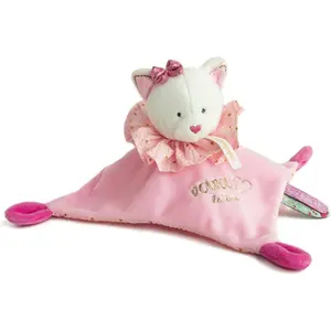 Doudou et Compagnie, Schmusetuch, Katze (18 x 18 cm)