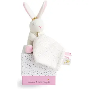Doudou et Compagnie, Schmusetuch, Hase Stern mit Schmusetuch (10 x 11 cm)