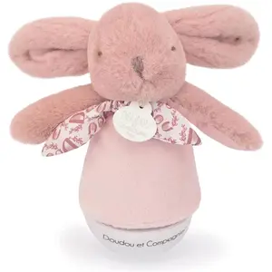 Doudou et Compagnie, Nachtlicht, Nachtlicht mit Musik Hase, rosa 16cm