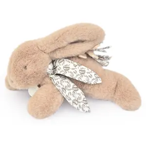 Doudou et Compagnie - Kuscheltier Hase   Plüschtier Hase mit Schal aus...