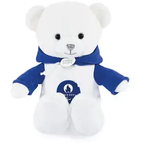 Plüschtier mit blauem Sweatshirt Paris 2024 25 cm TU