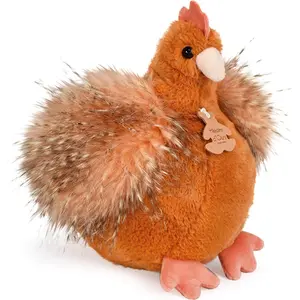 Doudou Histoire d'Ours Plüsch Rote Henne 20 cm