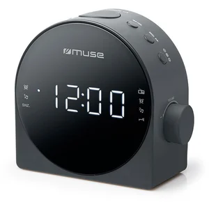 Muse M-185 CR, Uhr, Digital, FM, MW, LED, 2,29 cm (0.9"), Weiß