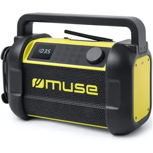 Muse M-928 Bty Tragbarer Lautsprecher Gelb Gelb One Size