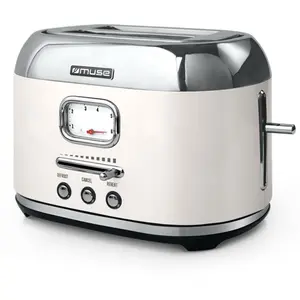 Muse MS-120 SC, 2 Scheibe(n), Weiß, Edelstahl, Tasten, Niveau, 1000 W,... günstig