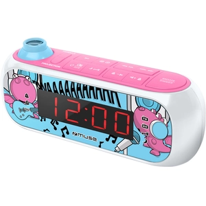 Muse M-167 KDB, Uhr, Digital, FM, MW, LED, 2,29 cm (0.9"), Rot