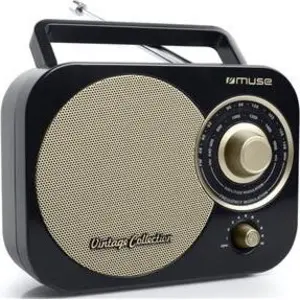 Muse M-055 RB, Tragbar, Analog, FM, MW, 88 - 108 MHz, Schwarz, Gold, E...