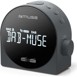 Muse M-185 CDB, Digitaler Wecker, Schwarz, LCD, Weiß, Akku, AAA