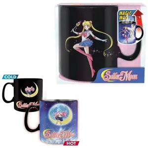 ABYstyle - Sailor Moon Sailor&Chibi Thermoeffekt Tasse