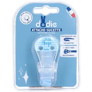 Dodie® Schnullerclip gehäkelt in Rosa 1 ct günstig