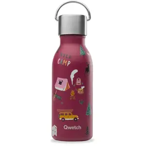 Isotherme Flasche inox yosemite enfant Qwetch Inox Rouge 350 ml