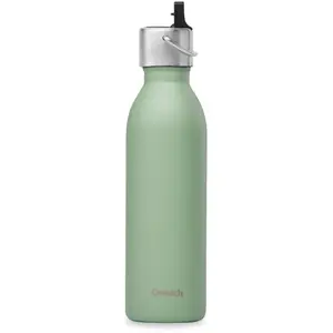 Betriebliche Isolierflasche mit Verschluss Qwetch Active Vert 600 ml