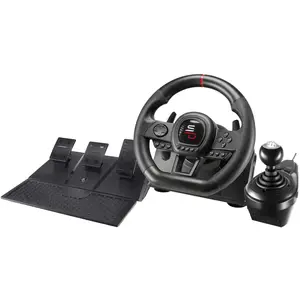 Subsonic Superdrive GS 650-X Racing Wheel (PS4, Xbox One S, Xbox One X, Xbox Series S, Xbox Series X), Gaming Controller, Schwarz