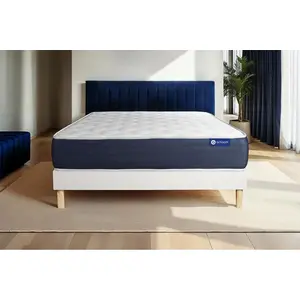 Actisom Actiflex sleep matratze 90x190cm + Bettgestell mit lattenrost , Härtegrad 2 , Taschenfederkern und Memory-Schaum , Höhe : 22 cm günstig