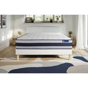 Actisom Actiflex ergo matratze 180x200cm + Bettgestell mit lattenrost , Härtegrad 4 , Taschenfederkern und Memory-Schaum , Höhe : 24 cm günstig