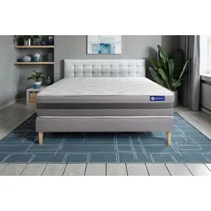 Actisom Actiflex relax matratze 90x190cm + Bettgestell mit lattenrost - Dicke : 24cm - Taschenfederkern und Memory-schaum - H3 günstig