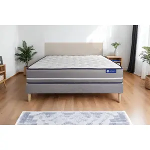 Actisom Actiflex pur matratze 160x200cm + Bettgestell mit lattenrost - Dicke : 20cm - Taschenfederkern - H4 günstig