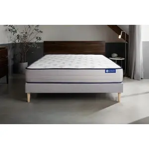 ACTISOM Actiflex form matratze 180x200cm + Bettgestell mit lattenrost - Dicke : 22cm - Taschenfederkern und Memory-Schaum - H4 günstig