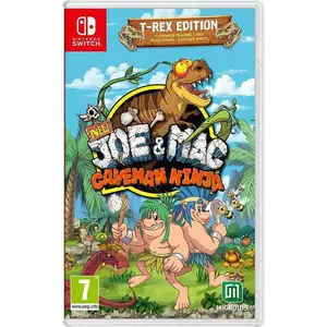 Nintendo Games Switch New Joe And Mac Caveman Ninja T-rex Edition