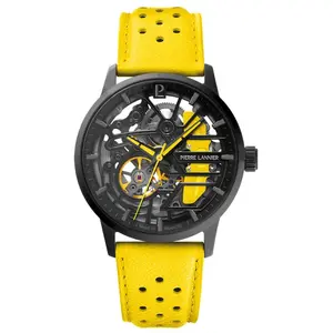 Pierre Lannier Paddock 145G849 Sportliche Herrenuhr Automatik skelettiert Edelstahl Leder 39mm günstig