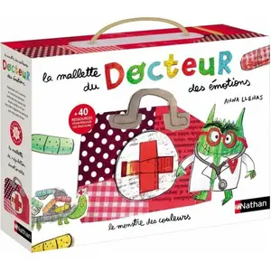 Nathan Le coffret du Docteur des émotions, 3 Jahr(e), Karton, Holz