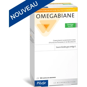 PiLeJe OMEGABIANE Omega 3-6-9 (Gehirnfunktion, Herz-Kreislauf-System) 100 Kapseln günstig