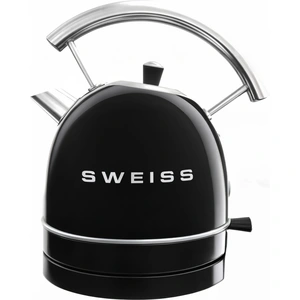 SWEISS Vintage Wasserkocher KTL9 Schwarz