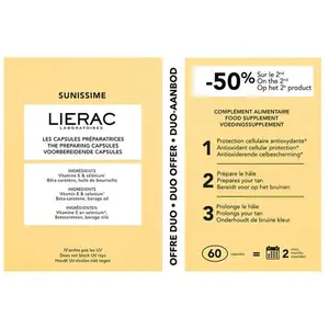 Set Duo, Lierac, Sunissime, Enhance & Prolong Tan, Kapseln, 60 Stü ck günstig