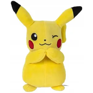 Pokemon Pikachu Plüschtier Kuscheltier 20cm Original Bandai