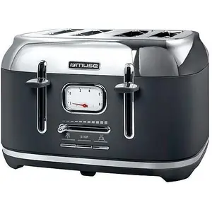 Muse MS131 BS ToasterSchwarz, Toaster, Schwarz günstig