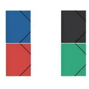 Elba, Mappe, Eckspannermappe Standard, DIN A4, aus PP, sortiert mit Eckspannergummi und 3 Einschlagklappen, Stärk (A4, 50x) günstig
