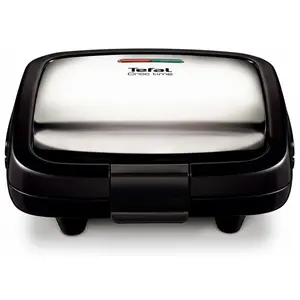 Tefal Sandwich Toaster: Croc Time Antihaftbeschichtung Sandwichmaker für knusprige Paninis und Sandwiches mit 700 Watt