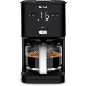 Tefal CM6008, Filterkaffeemaschine, 1,25 l, Gemahlener Kaffee, Schwarz